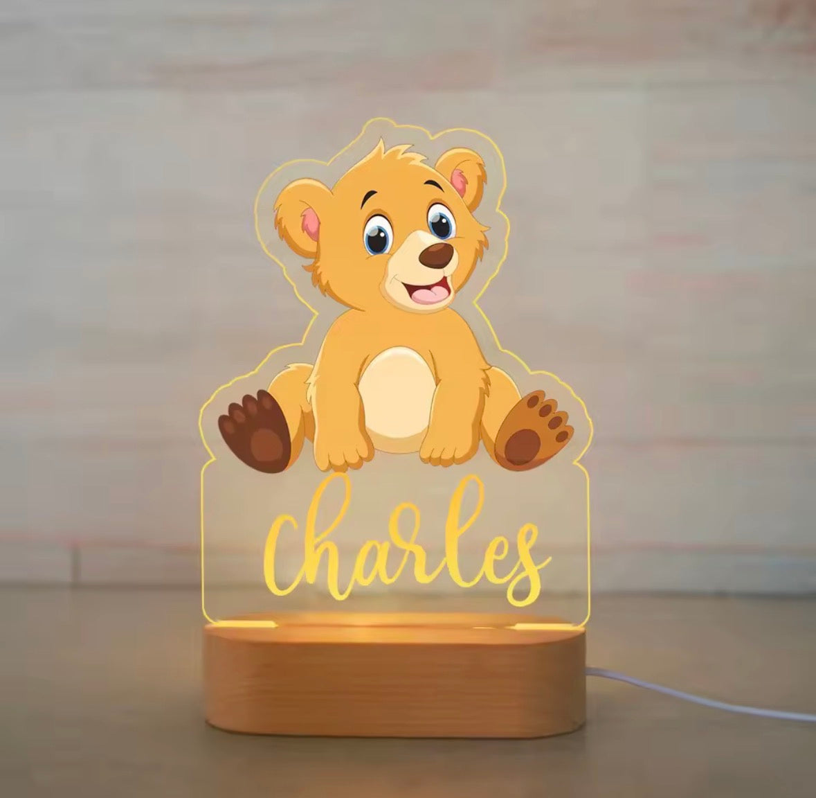 Lampe personnalisable - Cadeau unique pour enfant