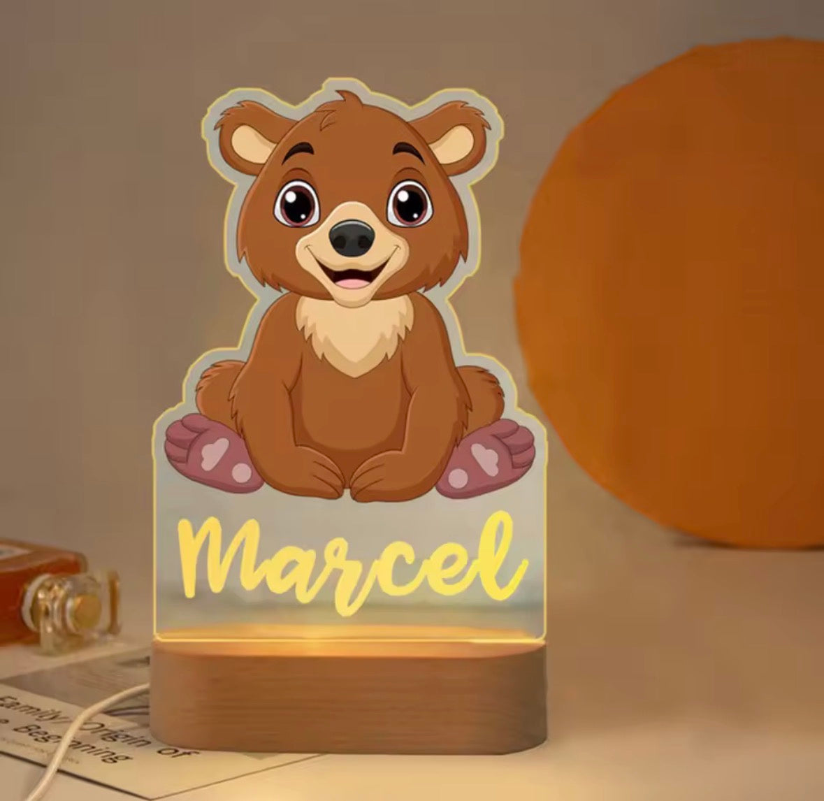 Lampe personnalisable - Cadeau unique pour enfant