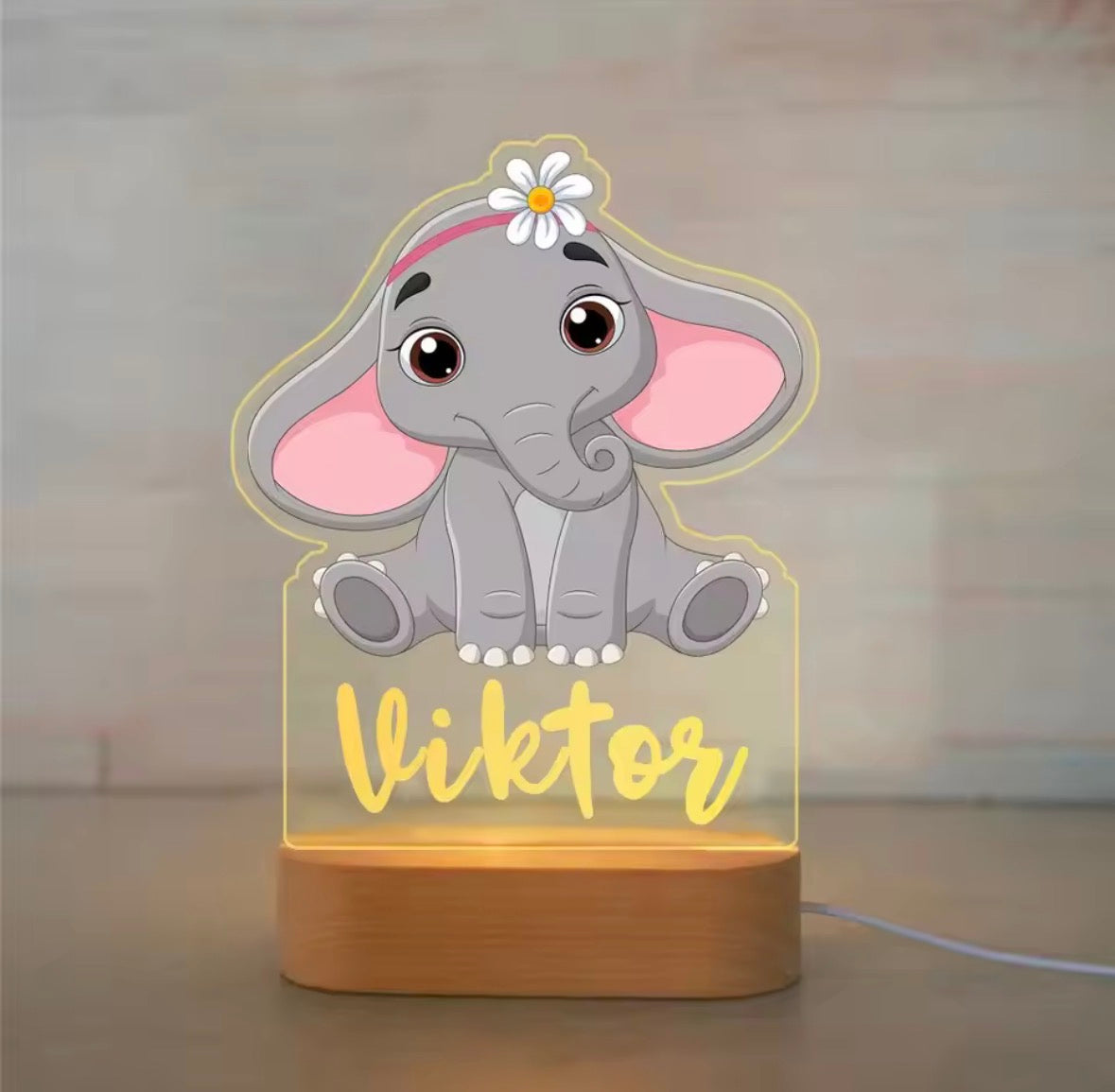 Lampe personnalisable - Cadeau unique pour enfant